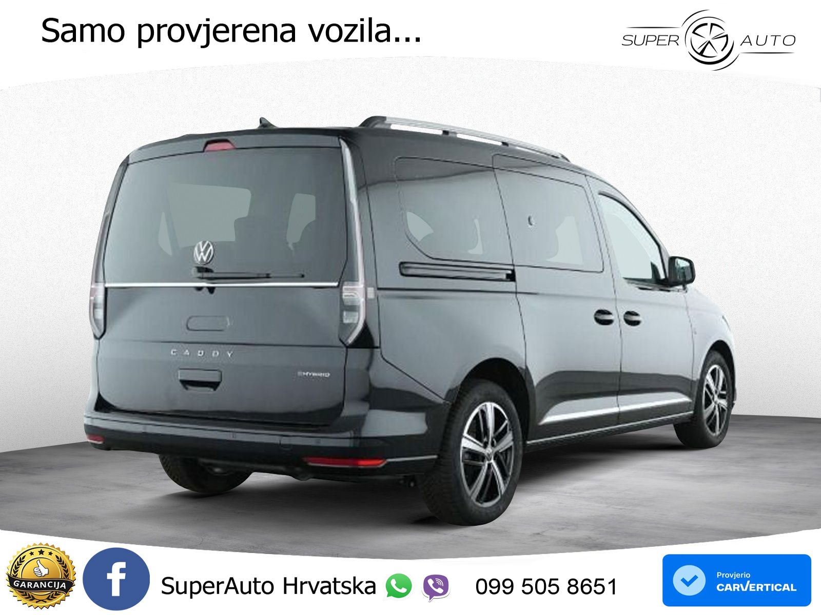 Volkswagen Caddy Maxi 1.5 eHybrid DSG Style Kam. 7-Sitz Nav 116 KS