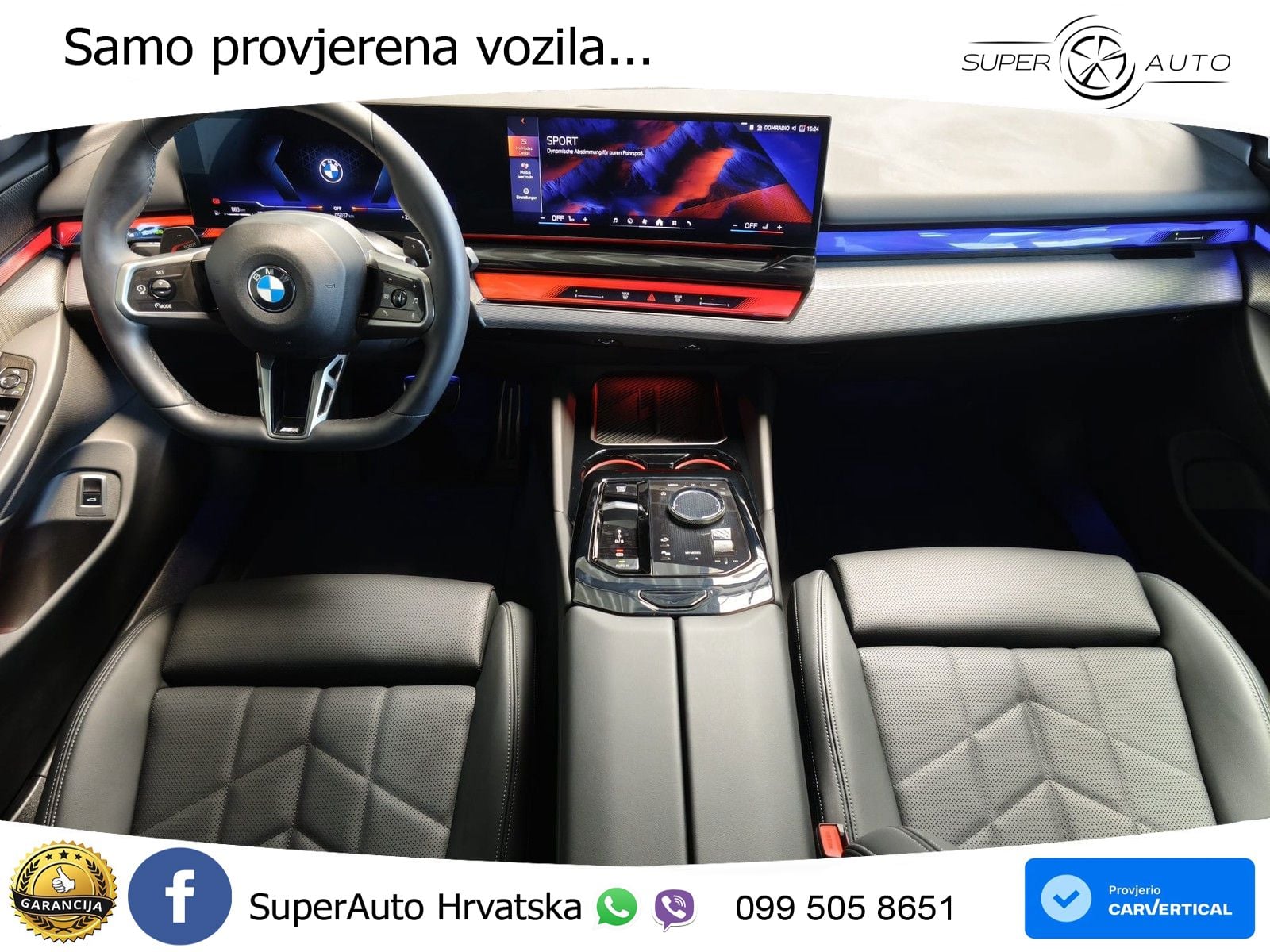 BMW 520i Touring (208 KS) Steptronic M Sport LED+GR SJED+ACC