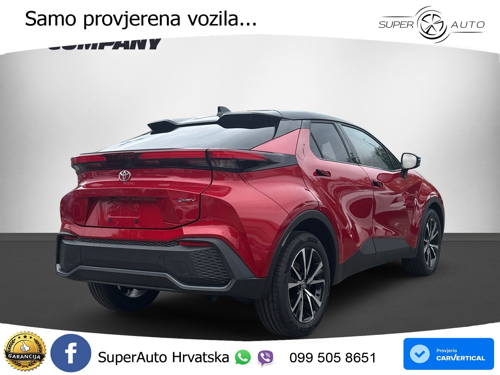 Toyota C-HR 2.0 (198 KS) Hybrid e-CVT Team Deutschland LED+GR SJED+ACC