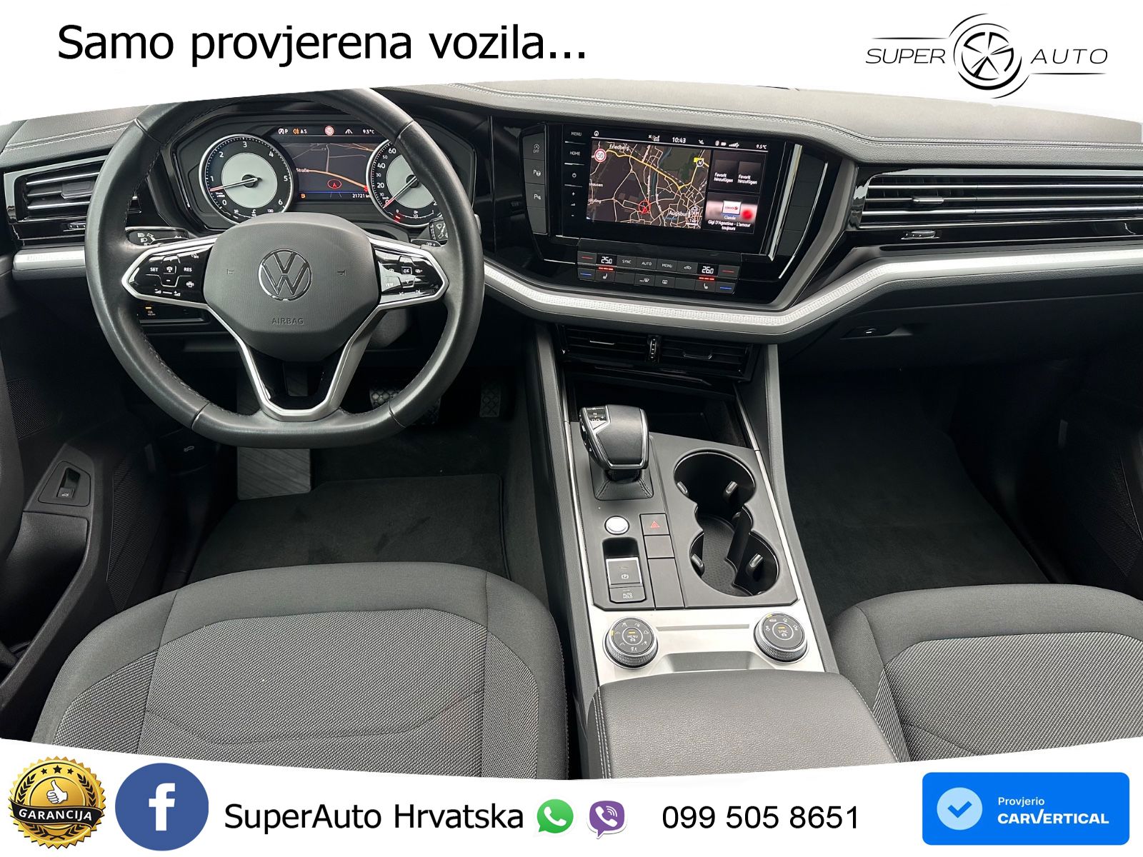 Volkswagen Touareg 3.0 V6 TDI (231 KS) 4MOTION Tiptronic ZRAČNI+ACC+GR SJED+KAM