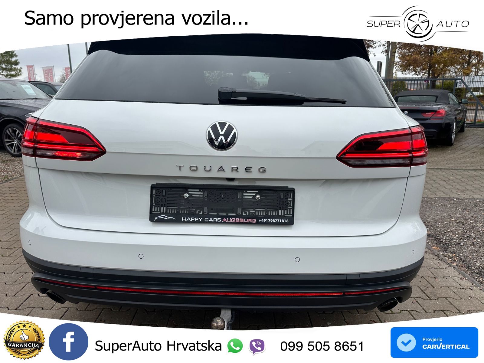 Volkswagen Touareg 3.0 V6 TDI (231 KS) 4MOTION Tiptronic ZRAČNI+ACC+GR SJED+KAM