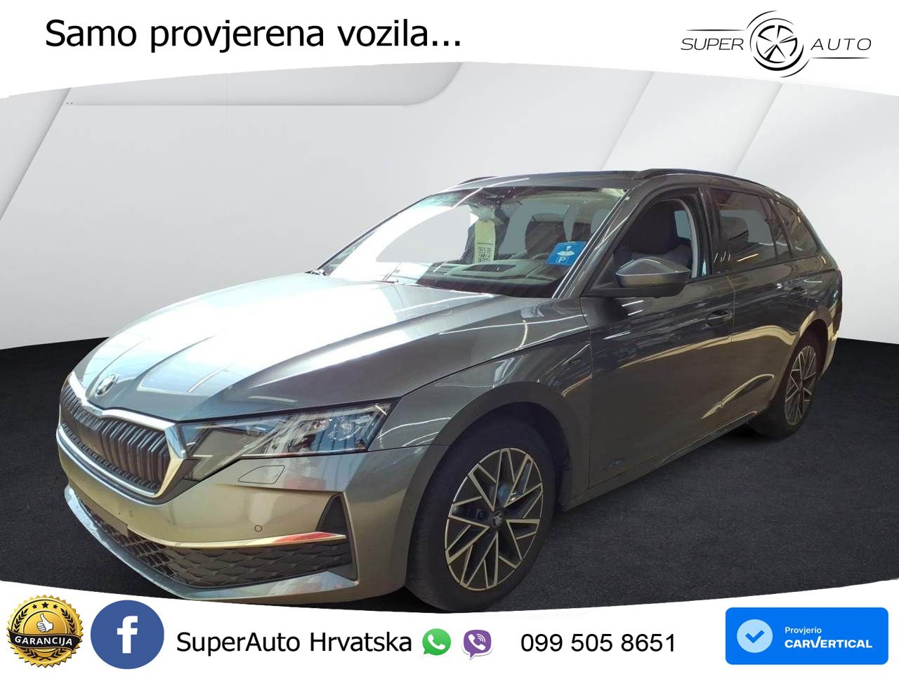 Škoda Octavia Combi 2.0 TDI (150 KS) DSG LED+GR SJED+ACC