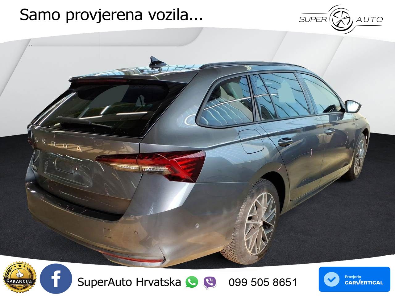 Škoda Octavia Combi 2.0 TDI (150 KS) DSG LED+GR SJED+ACC