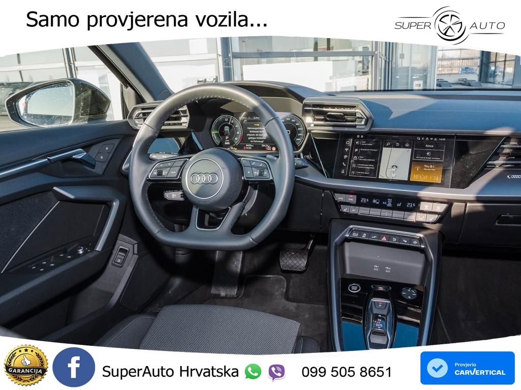 Audi A3 Sportback 40 TFSI e (204 KS) Plug-in Hybrid S tronic advanced LED+GR SJED+ACC