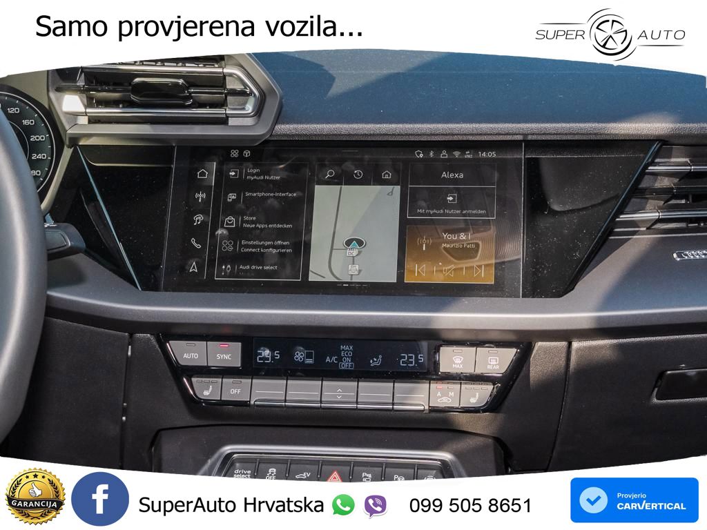 Audi A3 Sportback 40 TFSI e (204 KS) Plug-in Hybrid S tronic advanced LED+GR SJED+ACC