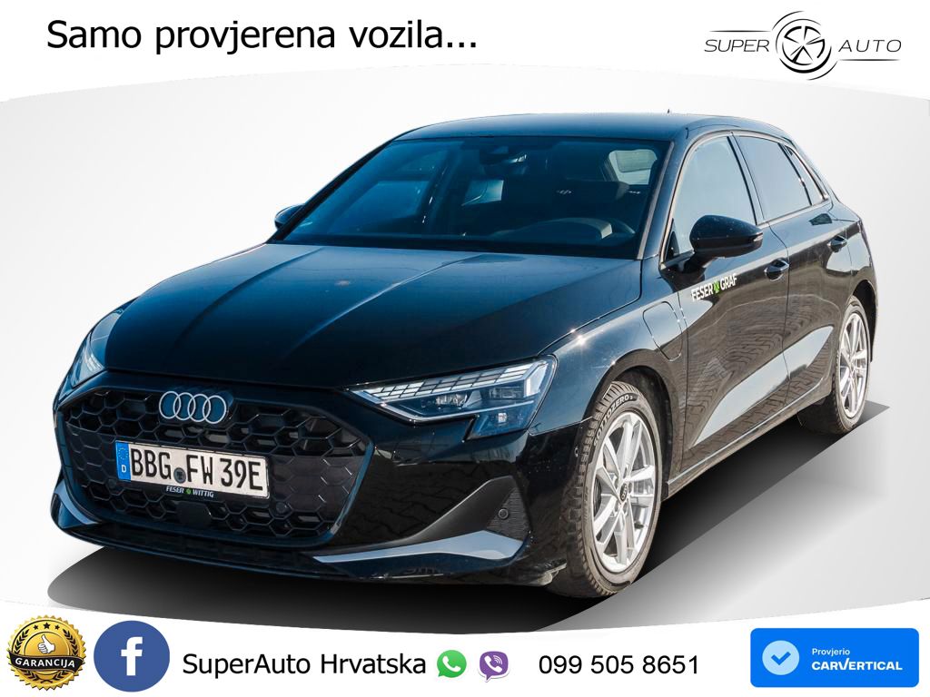 Audi A3 Sportback 40 TFSI e (204 KS) Plug-in Hybrid S tronic advanced LED+GR SJED+ACC