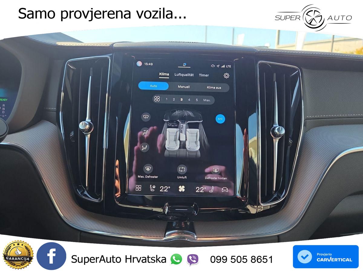 Volvo XC60 T8 AWD Geartronic ZRAČNI+ACC+4xGR SJED+KAM