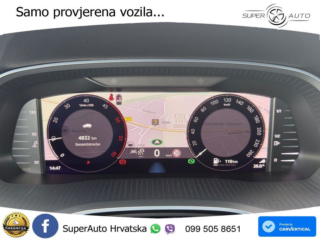Škoda Octavia Combi 2.0 TDI (150 KS) DSG LED+GR SJED+ACC