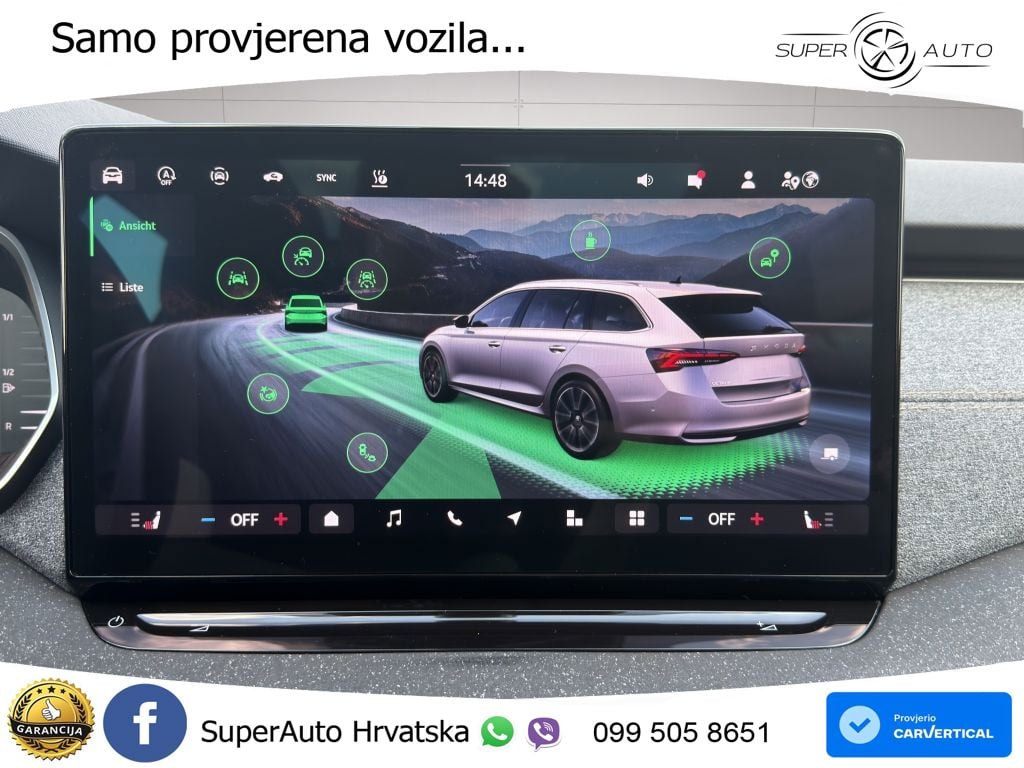 Škoda Octavia Combi 2.0 TDI (150 KS) DSG LED+GR SJED+ACC