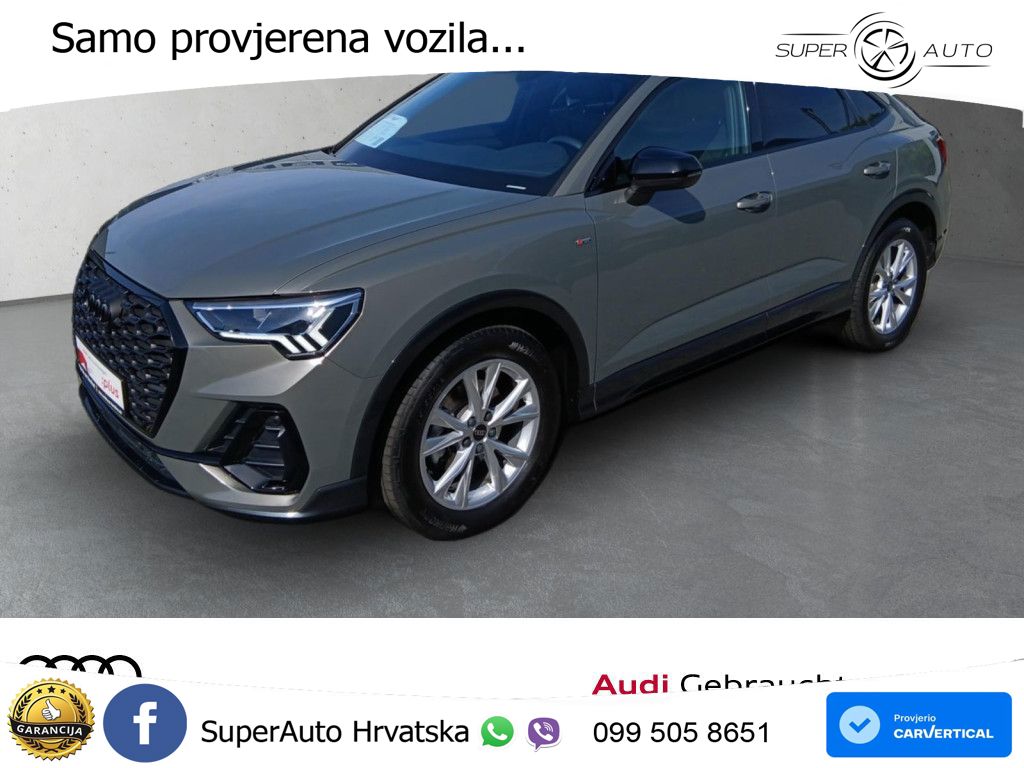 Audi Q3 II Sportback 35 TFSI (150 KS) S tronic S line LED+GR SJED+ACC