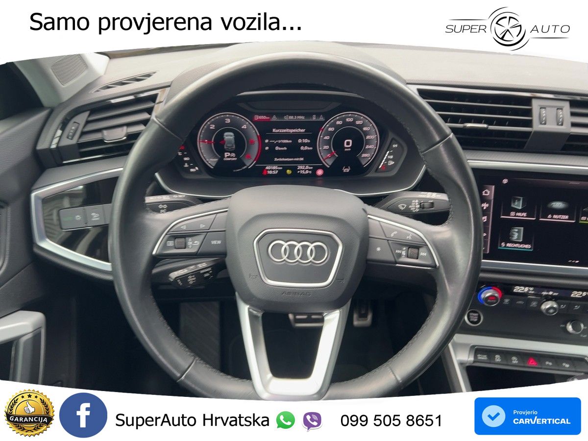 Audi Q3 40 TDI (200 KS) quattro S tronic S line LED+GR SJED+ACC