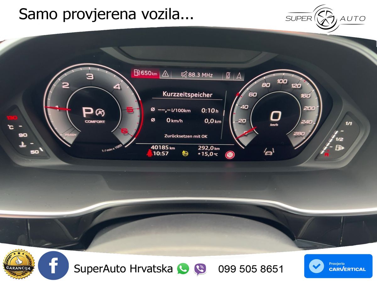 Audi Q3 40 TDI (200 KS) quattro S tronic S line LED+GR SJED+ACC