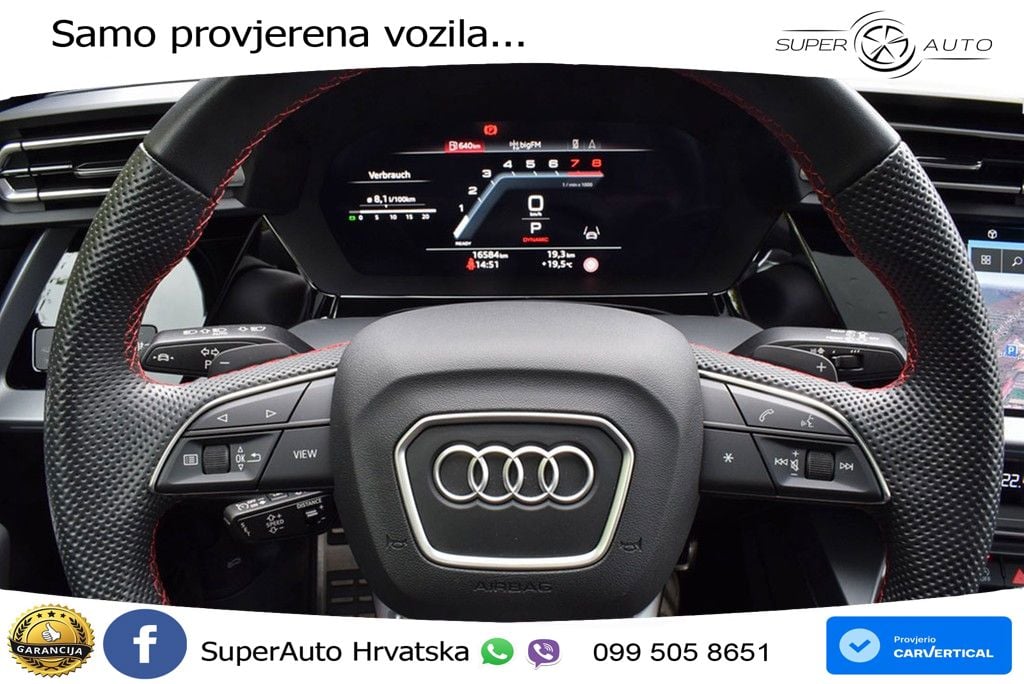 Audi A3 35 TFSI (150 KS) S tronic S line MATRIX+GR SJED+KAM