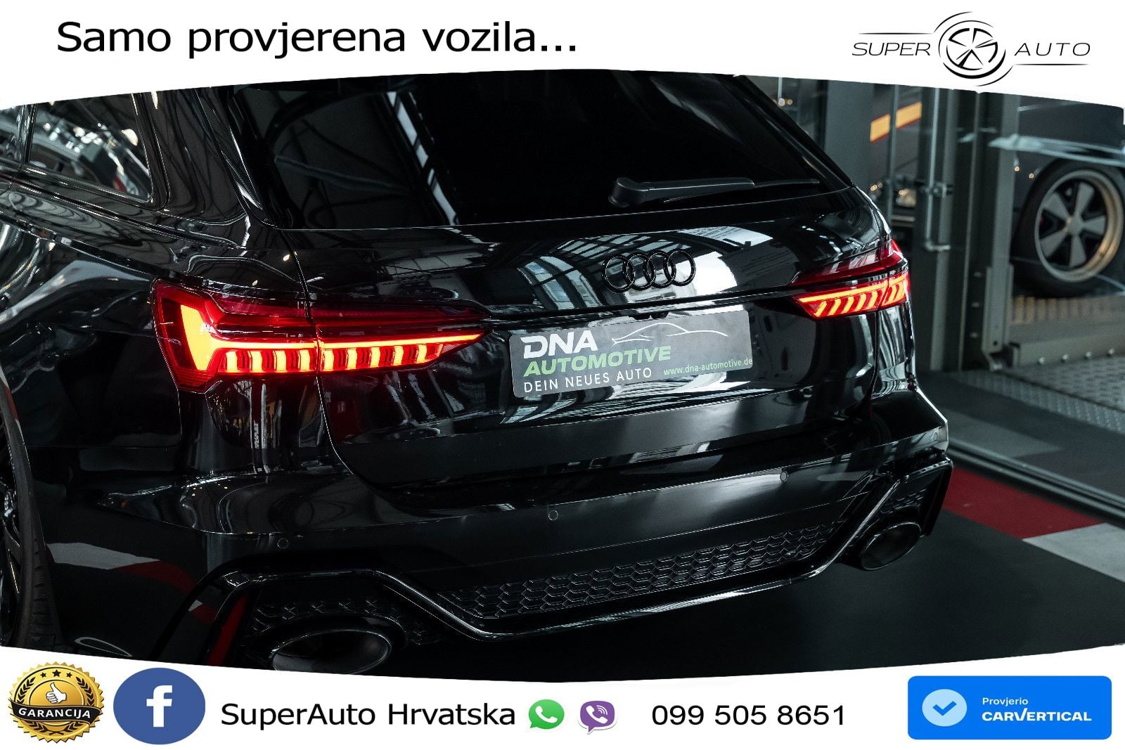 Audi RS6 Avant 4.0 TFSI V8 (600 KS) quattro Tiptronic LED+GR SJED+ACC