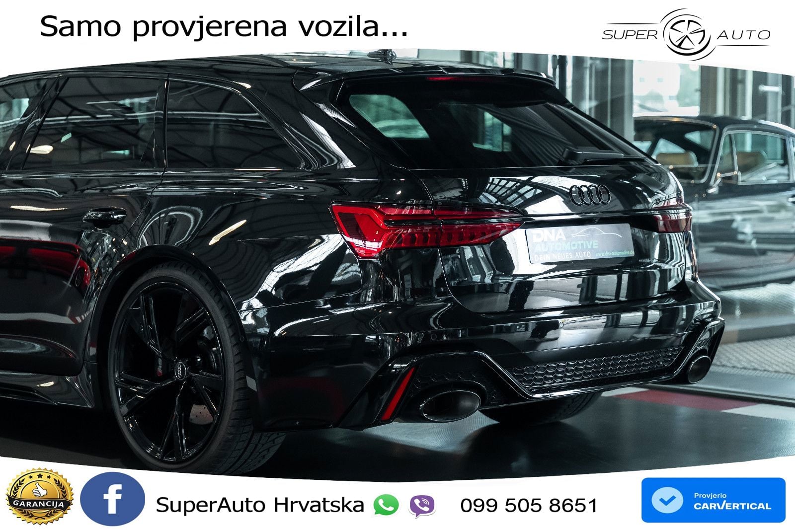 Audi RS6 Avant 4.0 TFSI V8 (600 KS) quattro Tiptronic LED+GR SJED+ACC