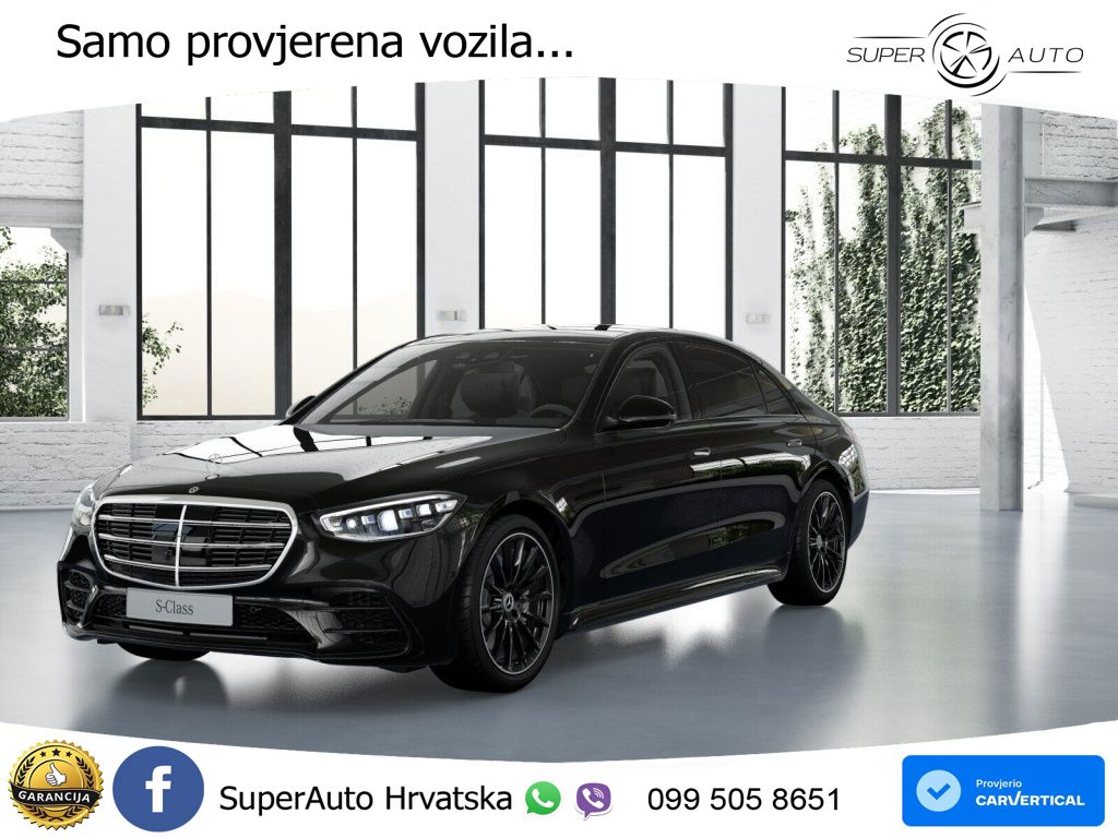 Mercedes S 350d (313 KS) EQ Boost 4MATIC 9G-TRONIC AMG ACC+HEAD+4xGR SJED+360+PANO