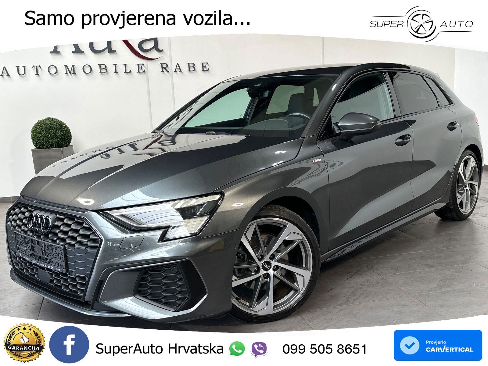 Audi A3 35 TFSI (150 KS) S tronic S line LED+GR SJED+ACC
