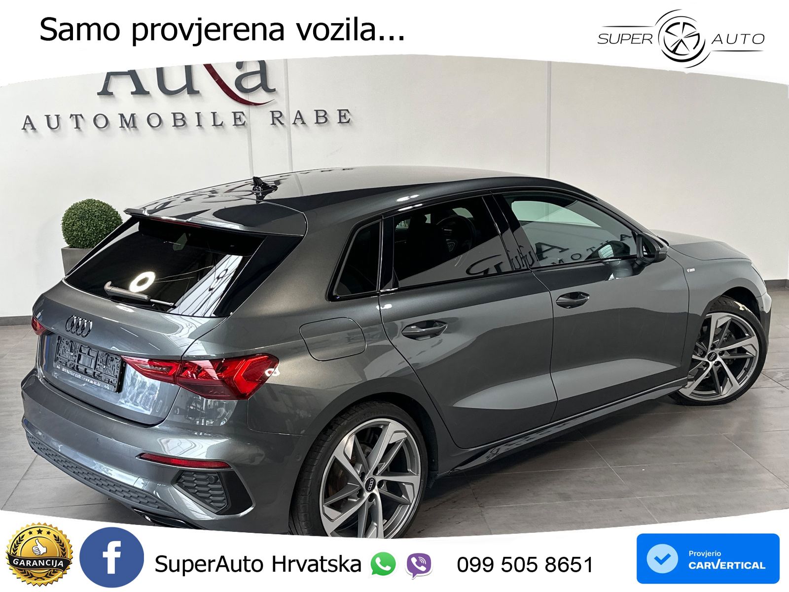 Audi A3 35 TFSI (150 KS) S tronic S line LED+GR SJED+ACC