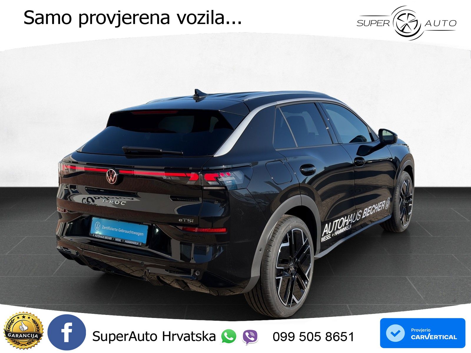 Volkswagen T-Roc 1.5 eTSI (150 KS)  DSG LED+GR SJED+ACC