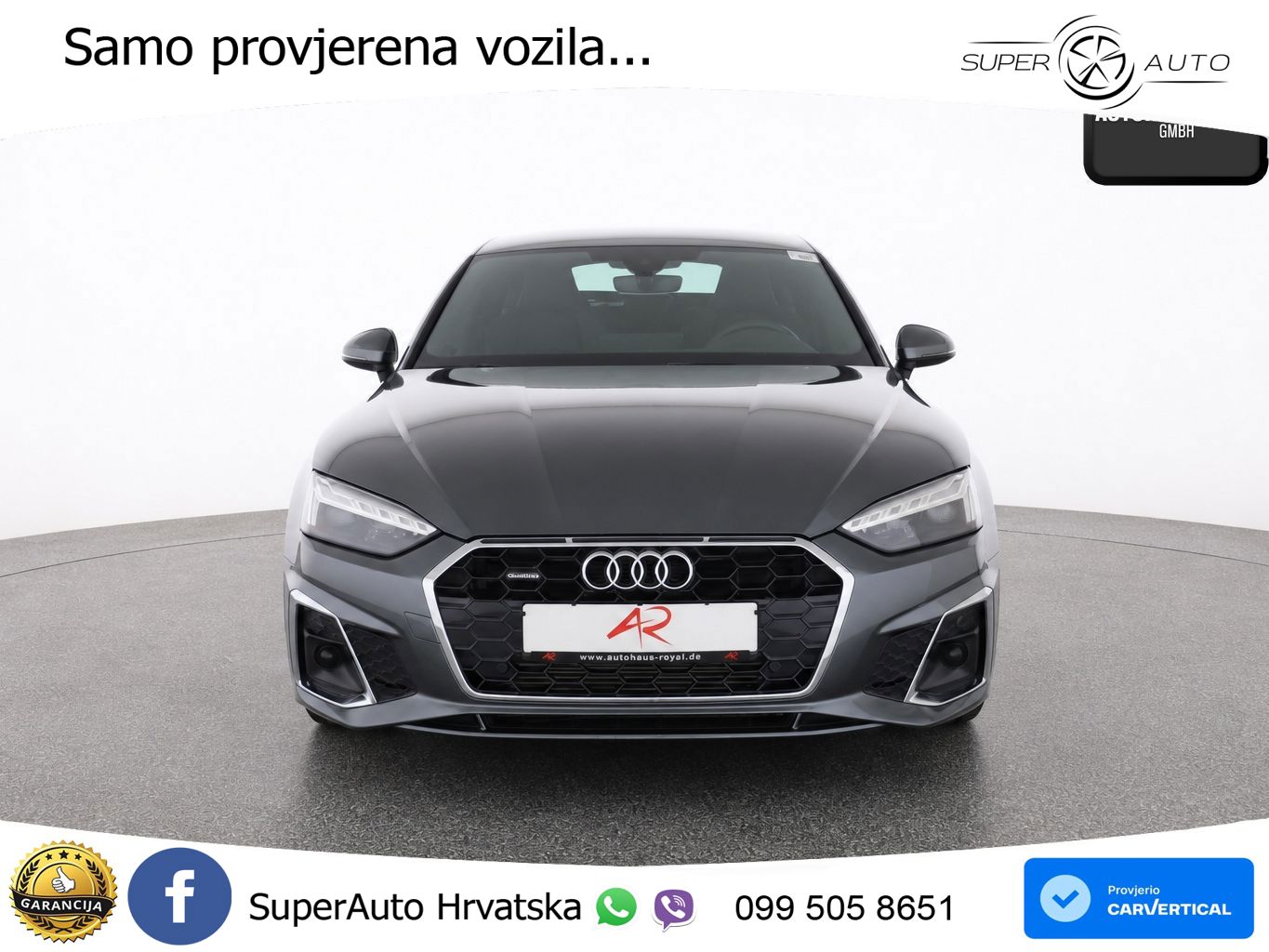 Audi A5 Sportback  40 TFSI (204 KS) quattro S tronic S line MATRIX+GR SJED+KAM