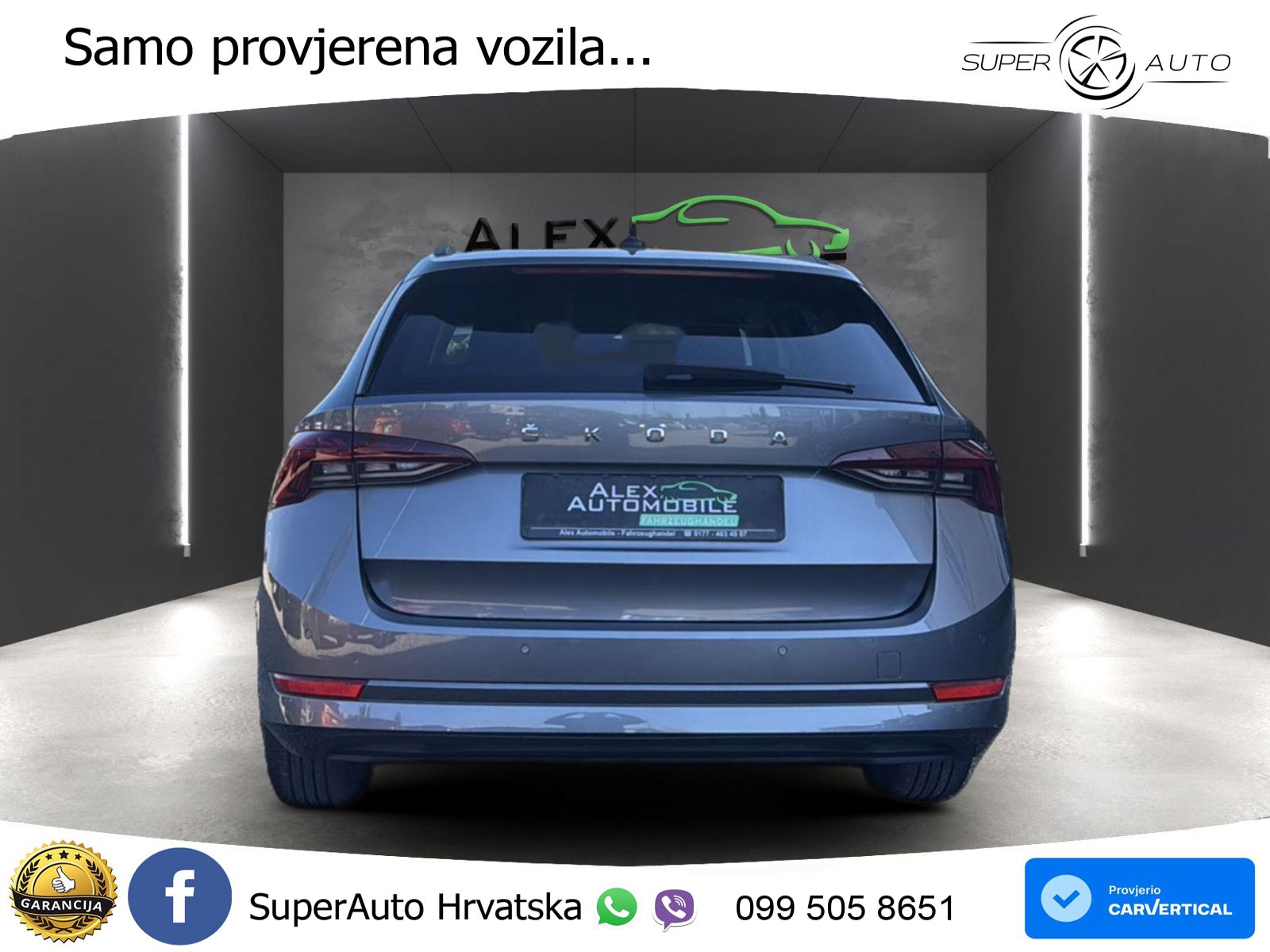 Škoda Octavia Combi 2.0 TDI (150 KS) DSG LED+GR SJED+ACC