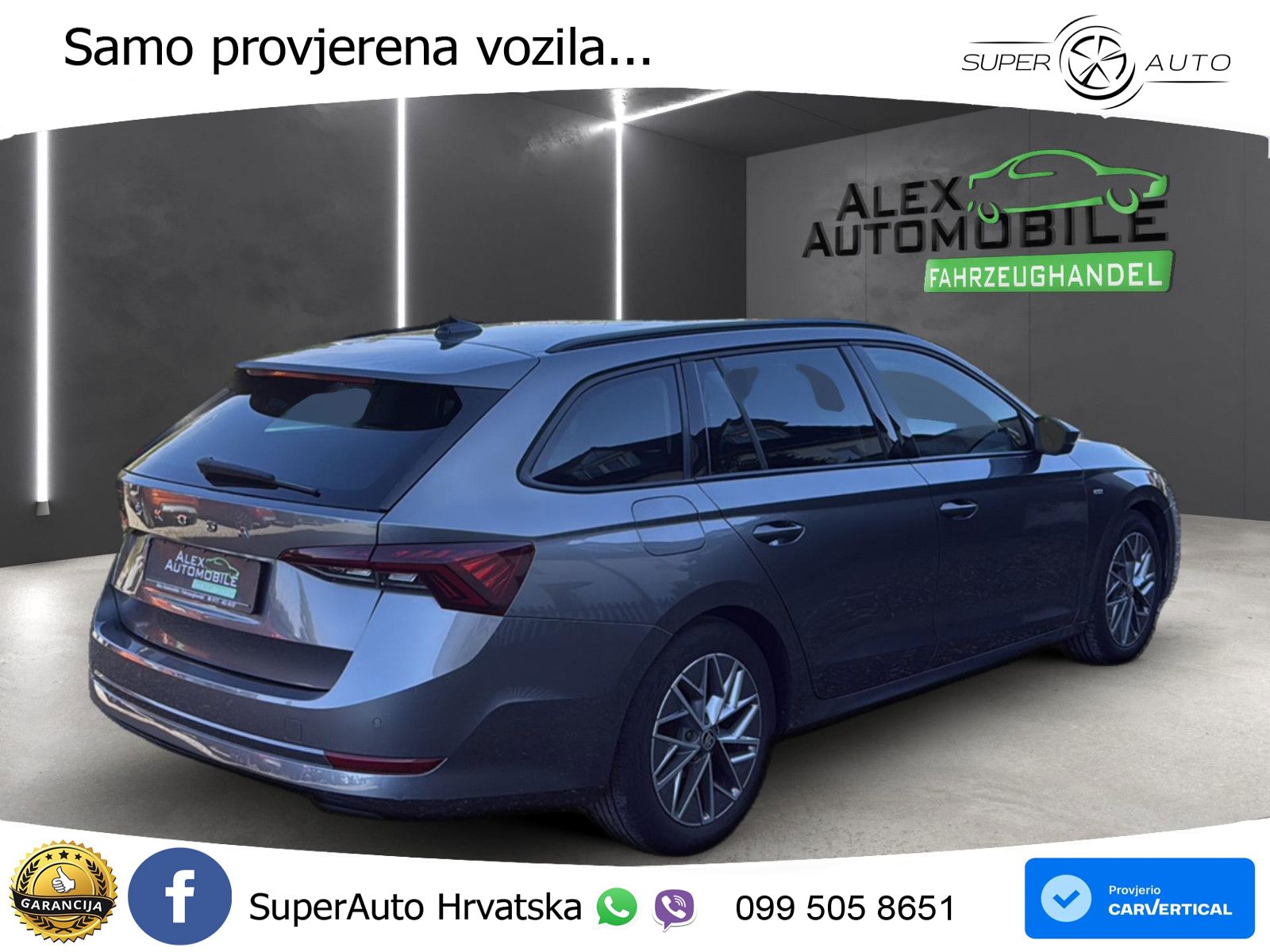 Škoda Octavia Combi 2.0 TDI (150 KS) DSG LED+GR SJED+ACC