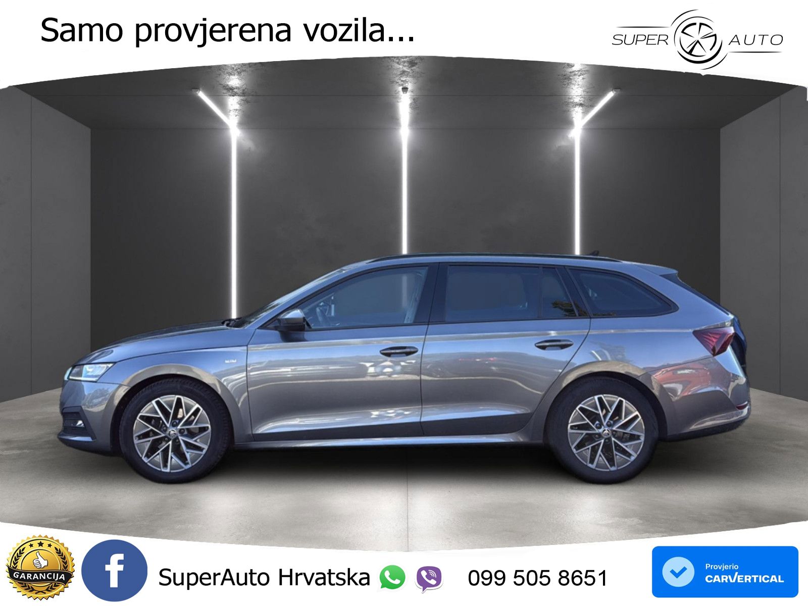 Škoda Octavia Combi 2.0 TDI (150 KS) DSG LED+GR SJED+ACC