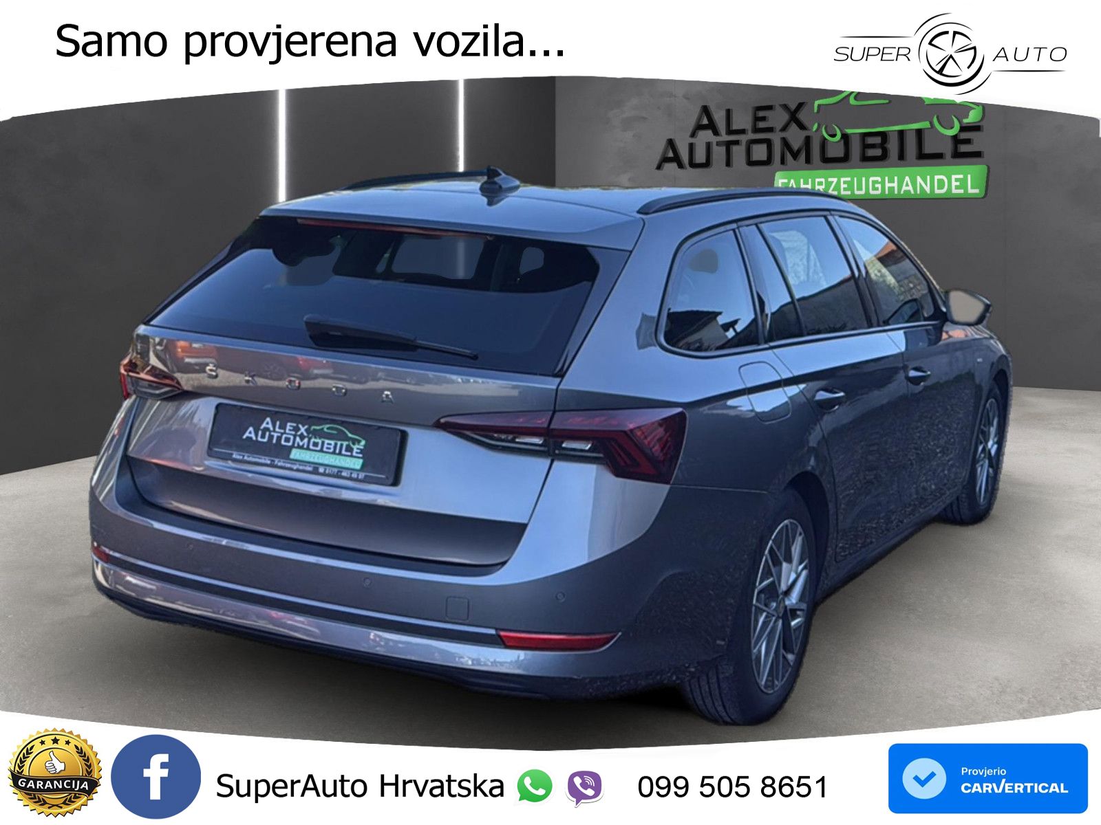 Škoda Octavia Combi 2.0 TDI (150 KS) DSG LED+GR SJED+ACC