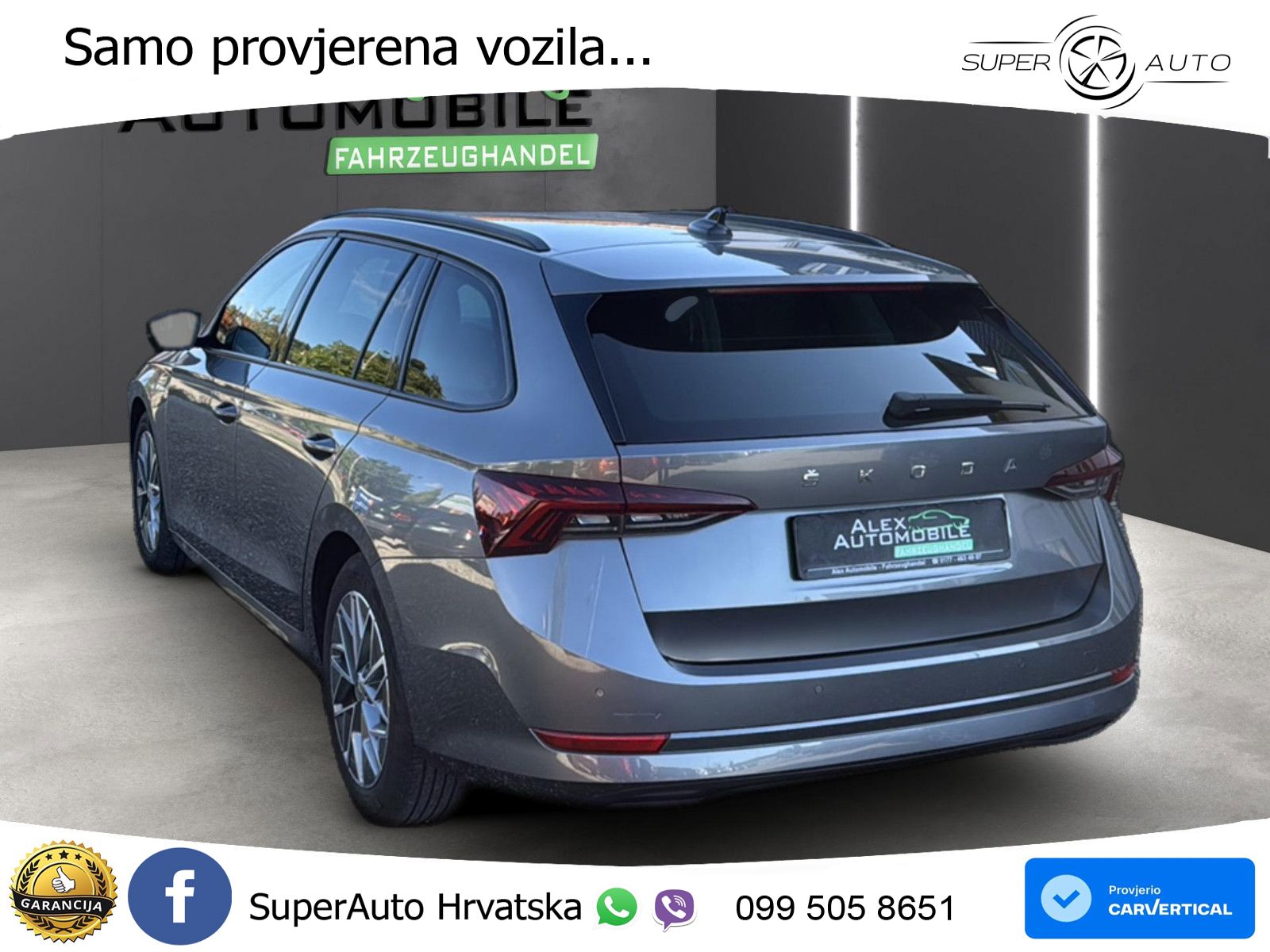 Škoda Octavia Combi 2.0 TDI (150 KS) DSG LED+GR SJED+ACC