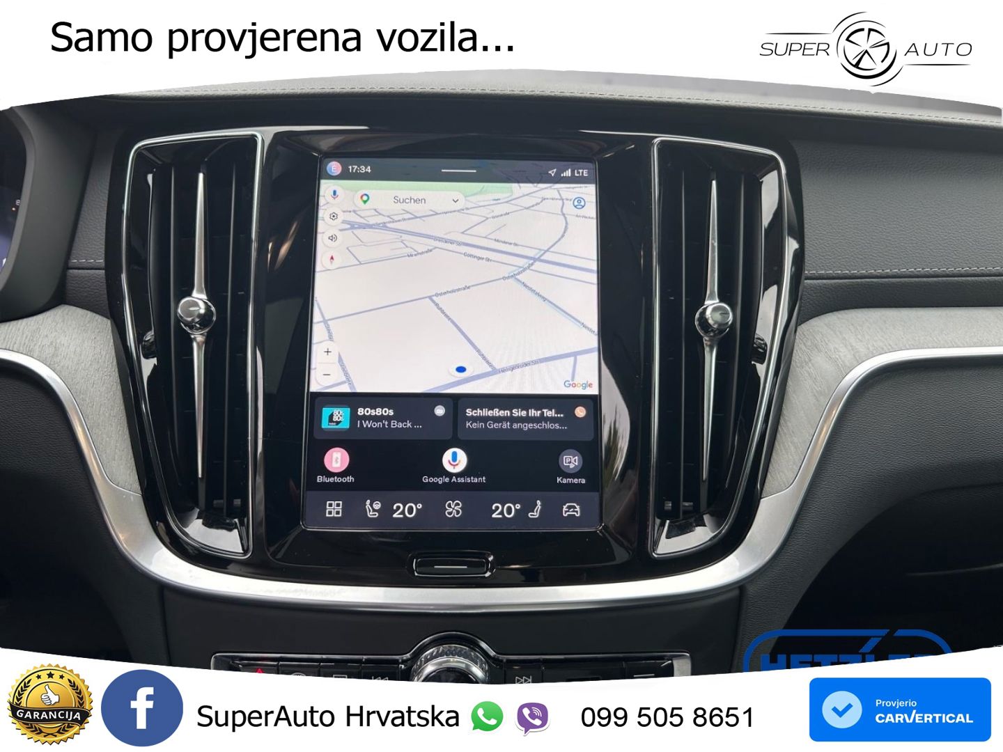 Volvo V60 2.0 B4 Benzin DCT LED+GR SJED+ACC