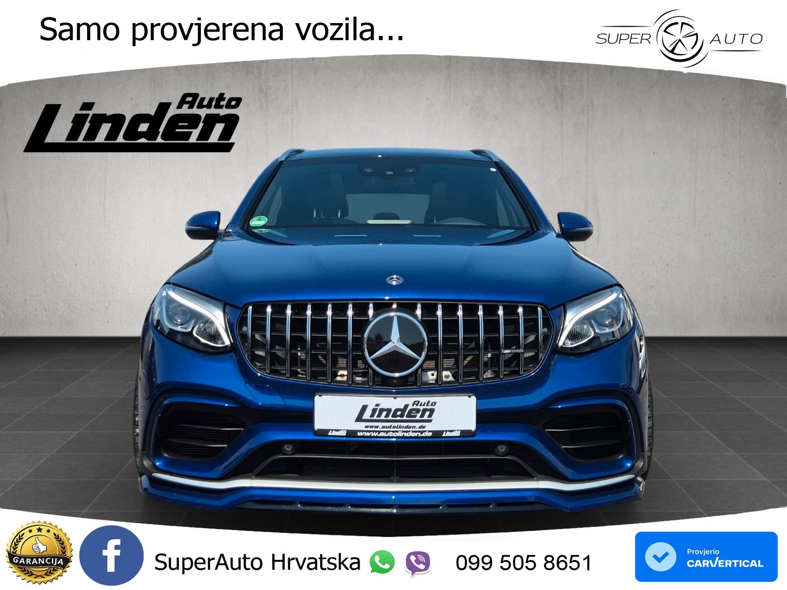 Mercedes AMG GLC 63 S V8 (510 KS) 4MATIC+ MCT LED+GR SJED+ACC