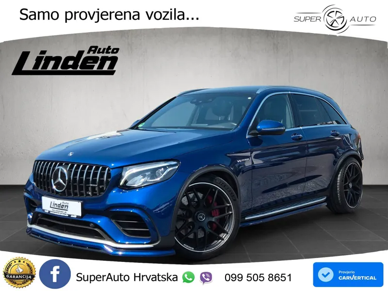 Mercedes AMG GLC 63 S V8 (510 KS) 4MATIC+ MCT LED+GR SJED+ACC
