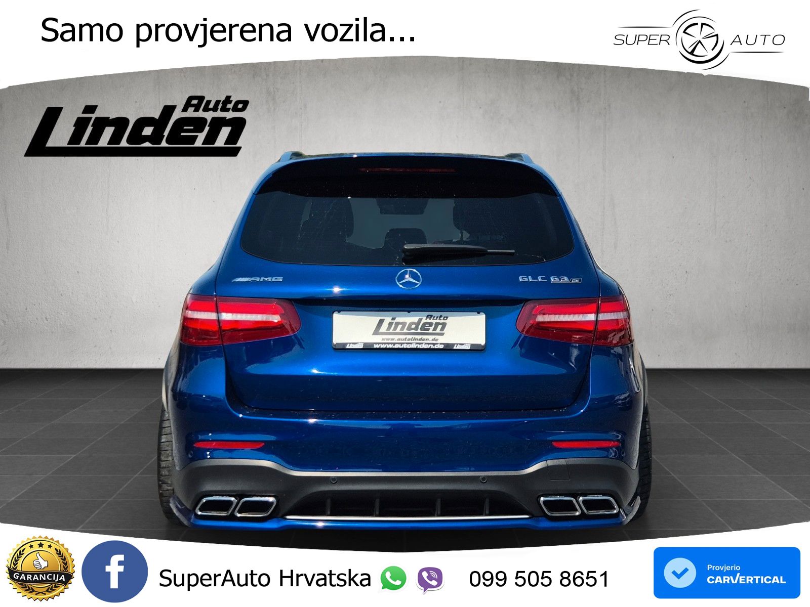 Mercedes AMG GLC 63 S V8 (510 KS) 4MATIC+ MCT LED+GR SJED+ACC
