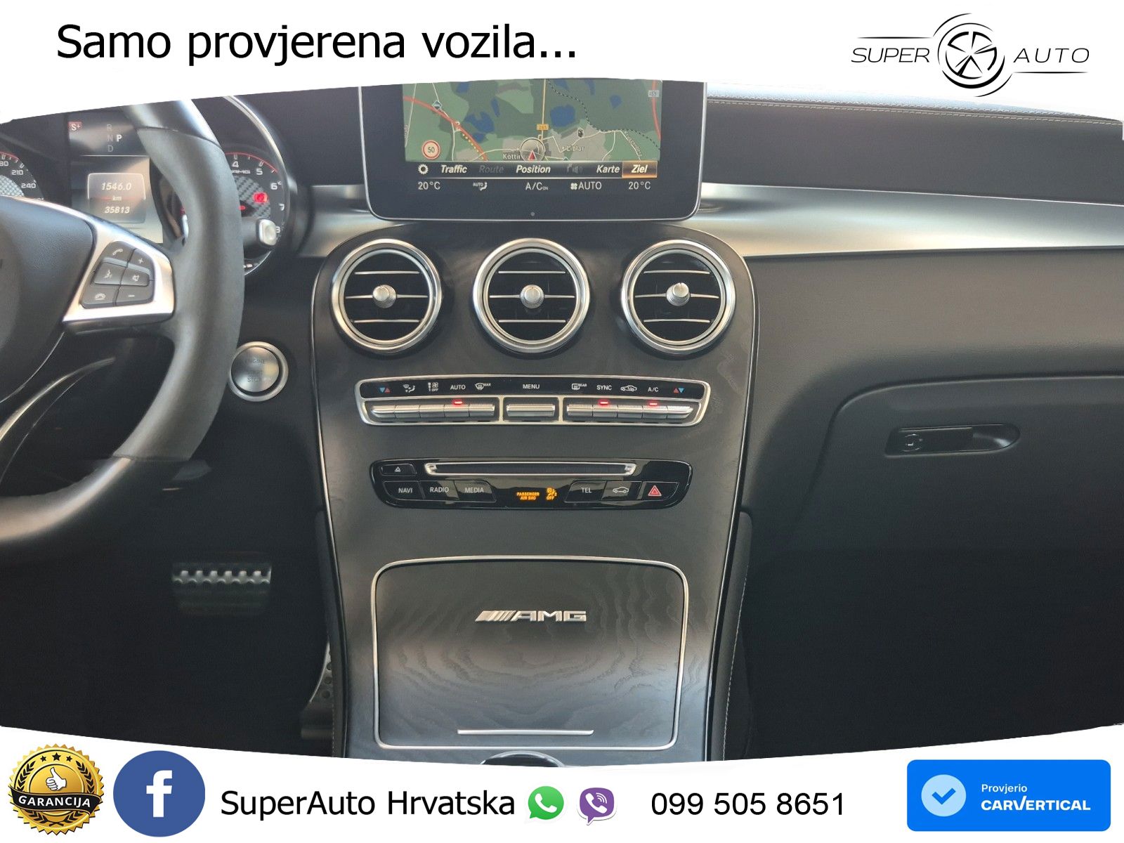 Mercedes AMG GLC 63 S V8 (510 KS) 4MATIC+ MCT LED+GR SJED+ACC