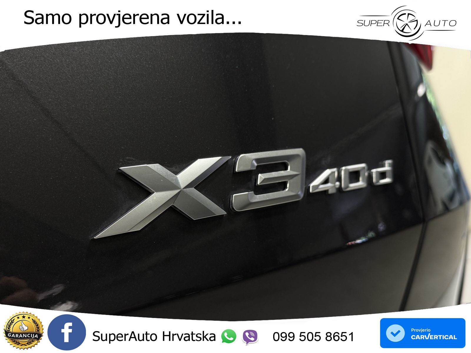 BMW X3 40d xDrive Steptronic M Sport LED+GR SJED+ACC