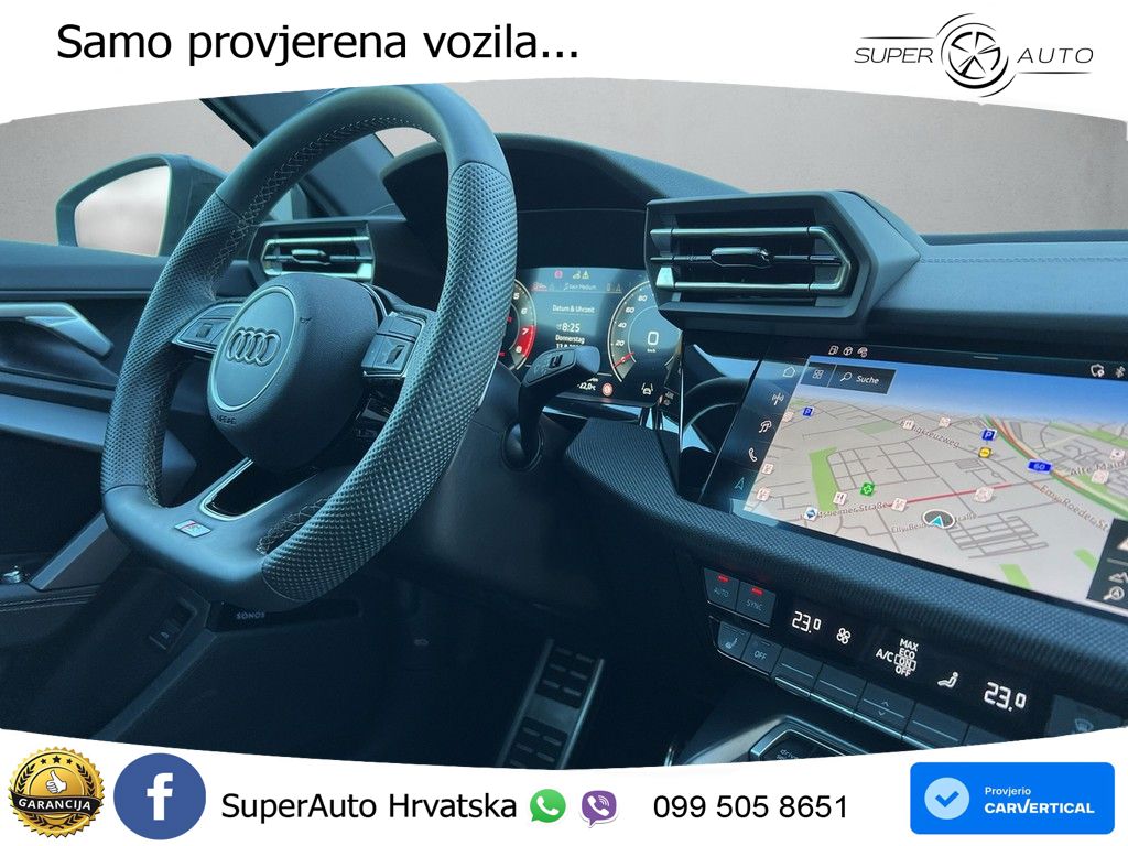Audi S3 Limuzina 2.0 TFSI (333 KS) quattro S tronic MATRIX+GR SJED+KAM