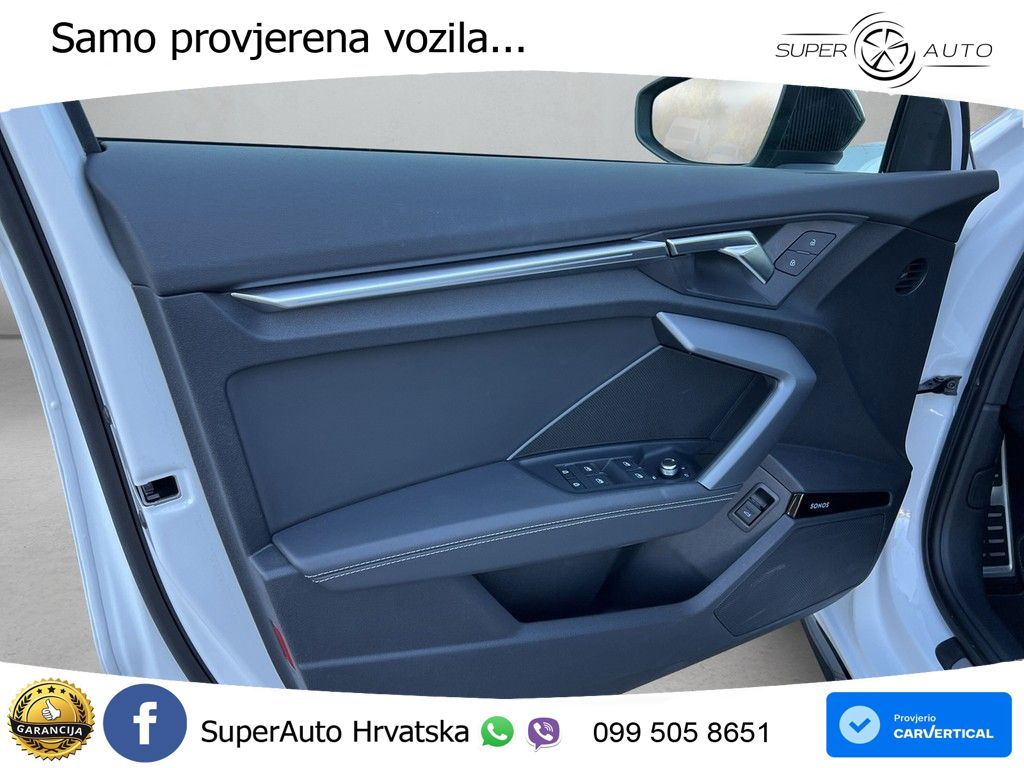 Audi S3 Limuzina 2.0 TFSI (333 KS) quattro S tronic MATRIX+GR SJED+KAM