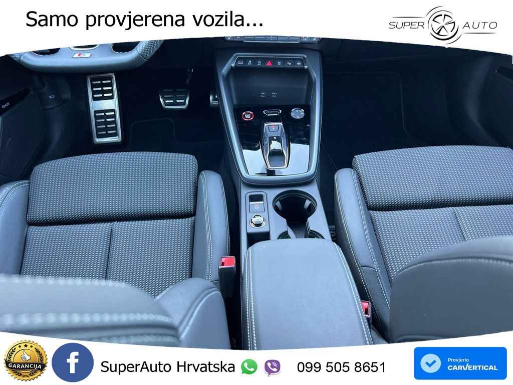 Audi S3 Limuzina 2.0 TFSI (333 KS) quattro S tronic MATRIX+GR SJED+KAM