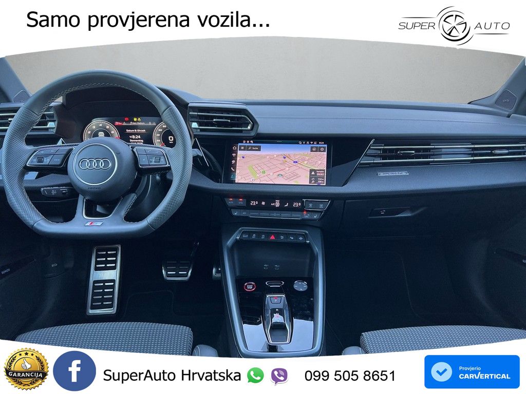 Audi S3 Limuzina 2.0 TFSI (333 KS) quattro S tronic MATRIX+GR SJED+KAM