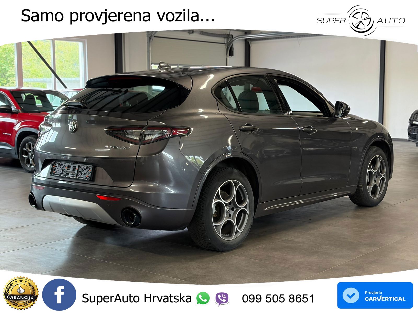 Alfa Romeo Stelvio 2.2 MultiJet II (210 KS) Q4 Automatic LED+GR SJED+ACC