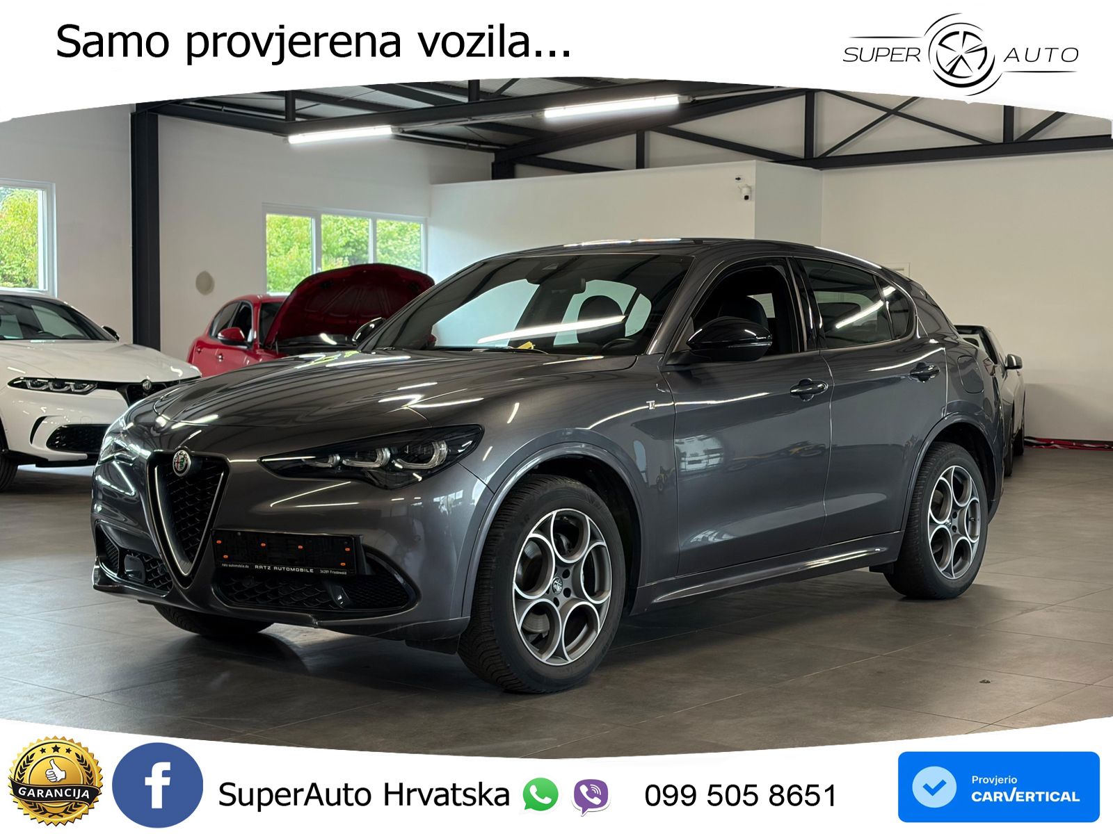 Alfa Romeo Stelvio 2.2 MultiJet II (210 KS) Q4 Automatic LED+GR SJED+ACC