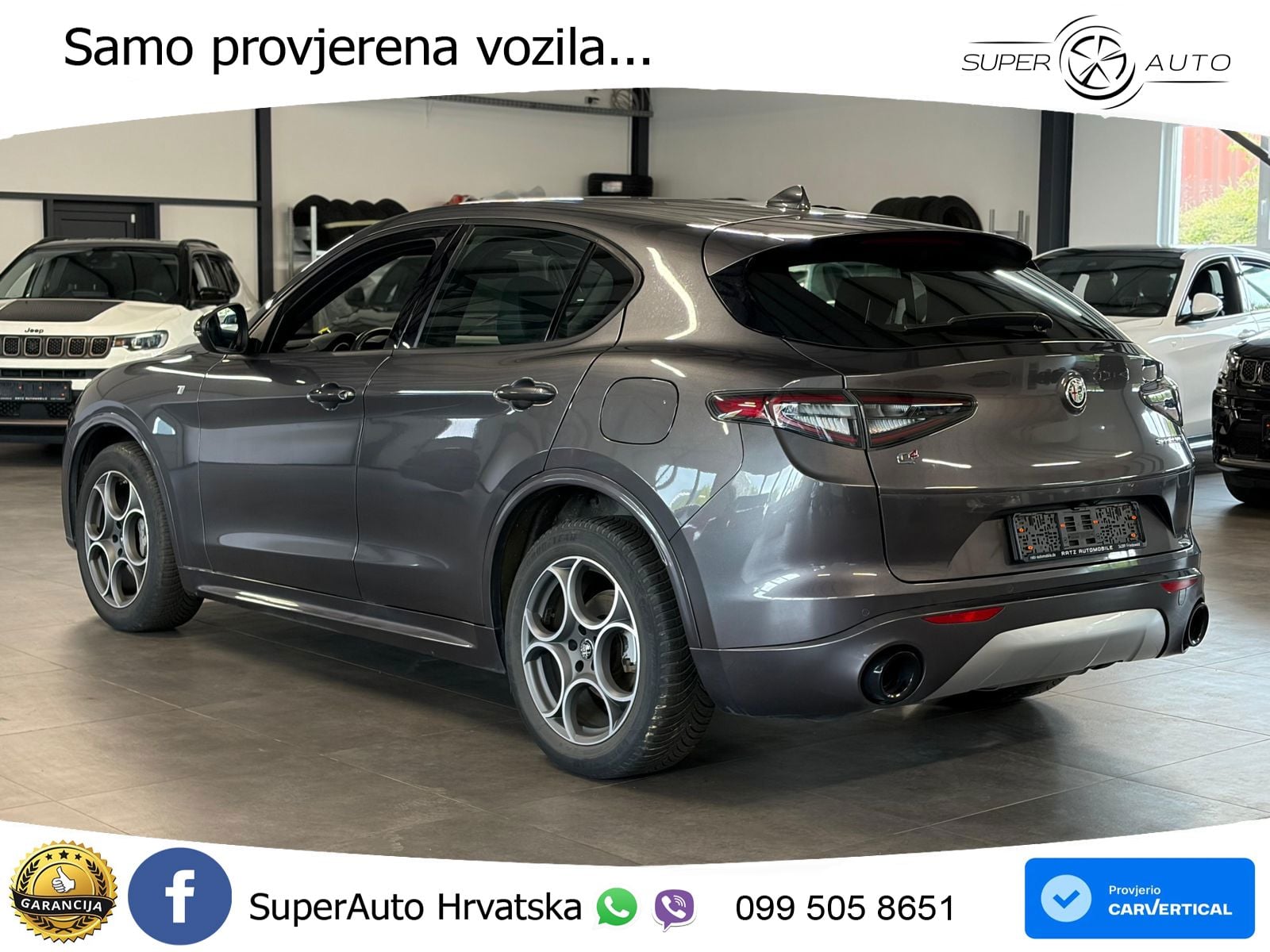 Alfa Romeo Stelvio 2.2 MultiJet II (210 KS) Q4 Automatic LED+GR SJED+ACC
