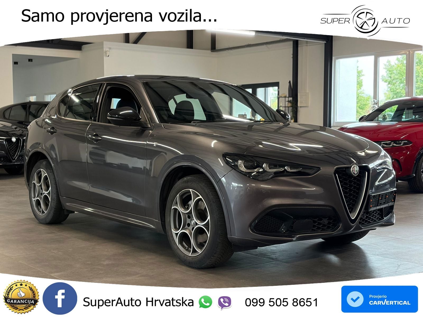 Alfa Romeo Stelvio 2.2 MultiJet II (210 KS) Q4 Automatic LED+GR SJED+ACC