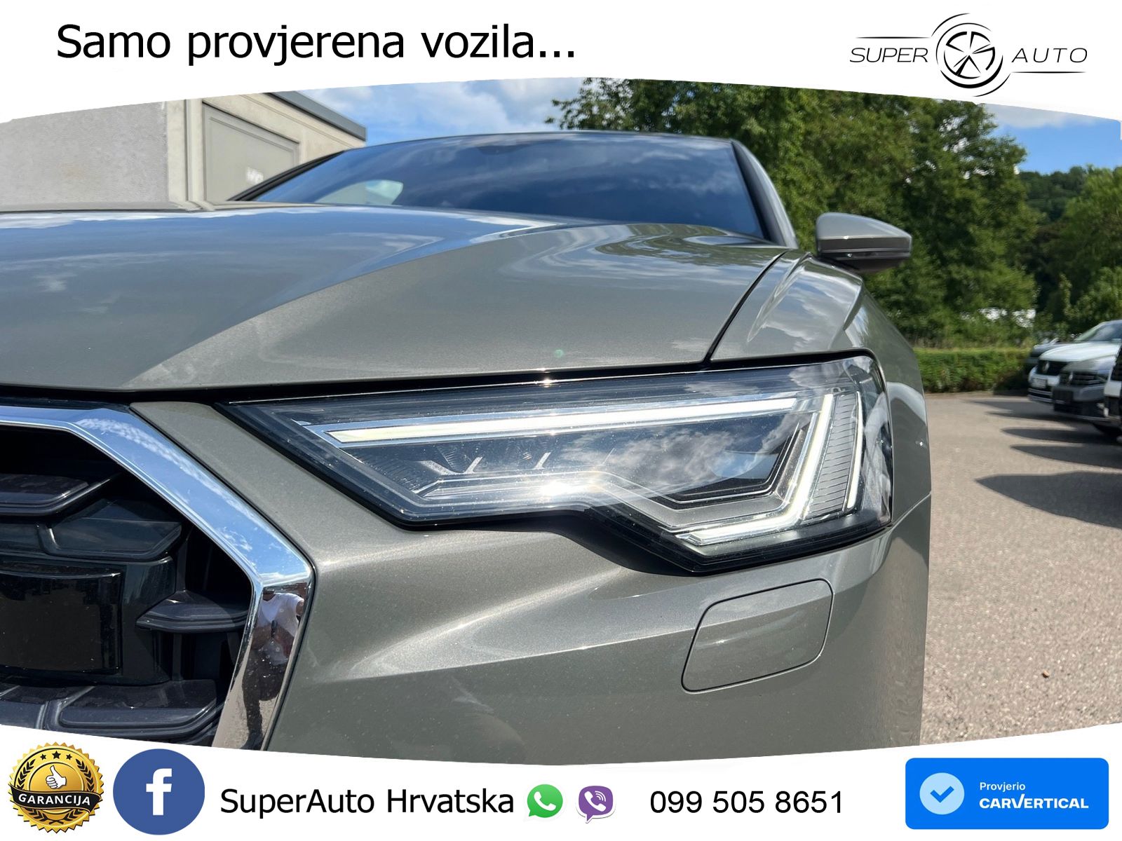 Audi A6 50 TDI V6 (286 KS) quattro tiptronic advanced ZRAČNI+ACC+GR SJED+KAM