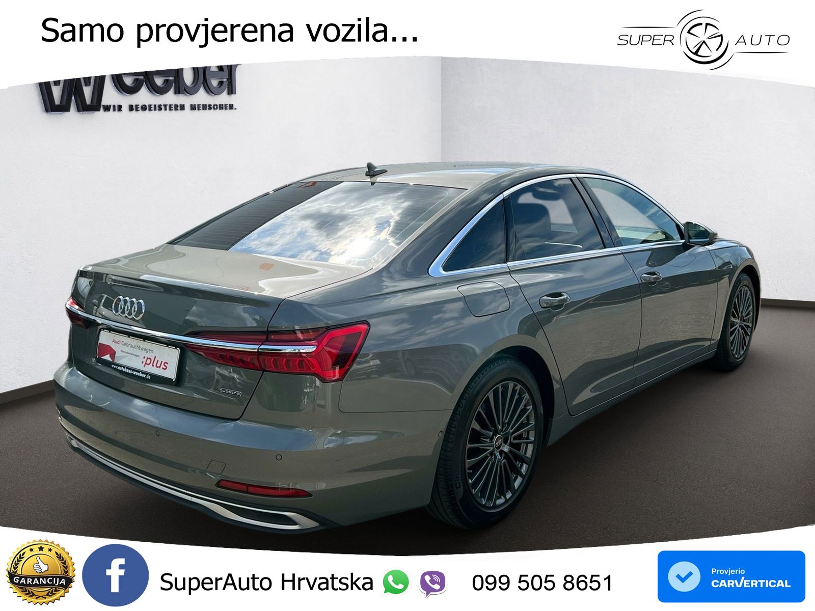 Audi A6 50 TDI V6 (286 KS) quattro tiptronic advanced ZRAČNI+ACC+GR SJED+KAM