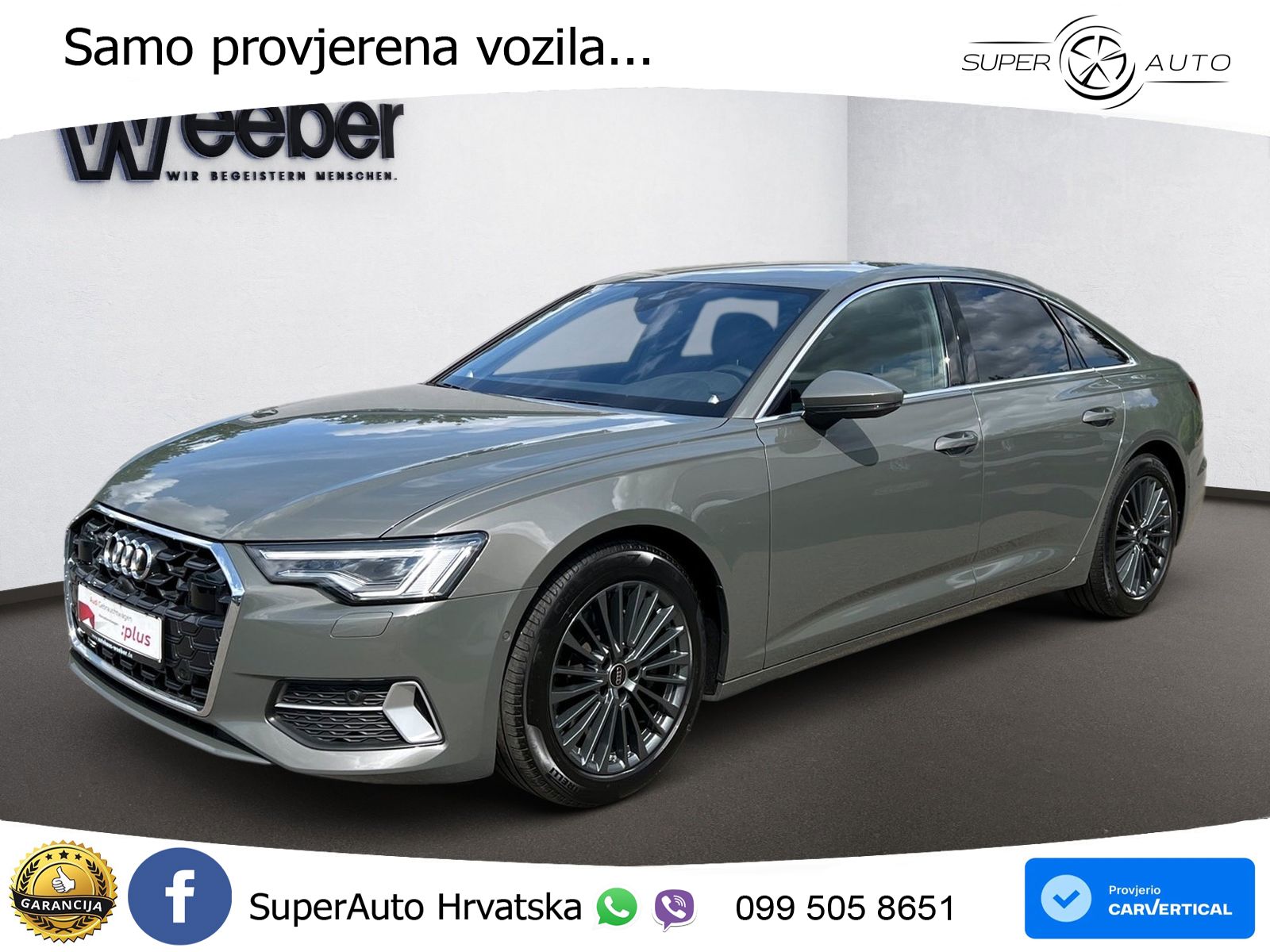 Audi A6 50 TDI V6 (286 KS) quattro tiptronic advanced ZRAČNI+ACC+GR SJED+KAM