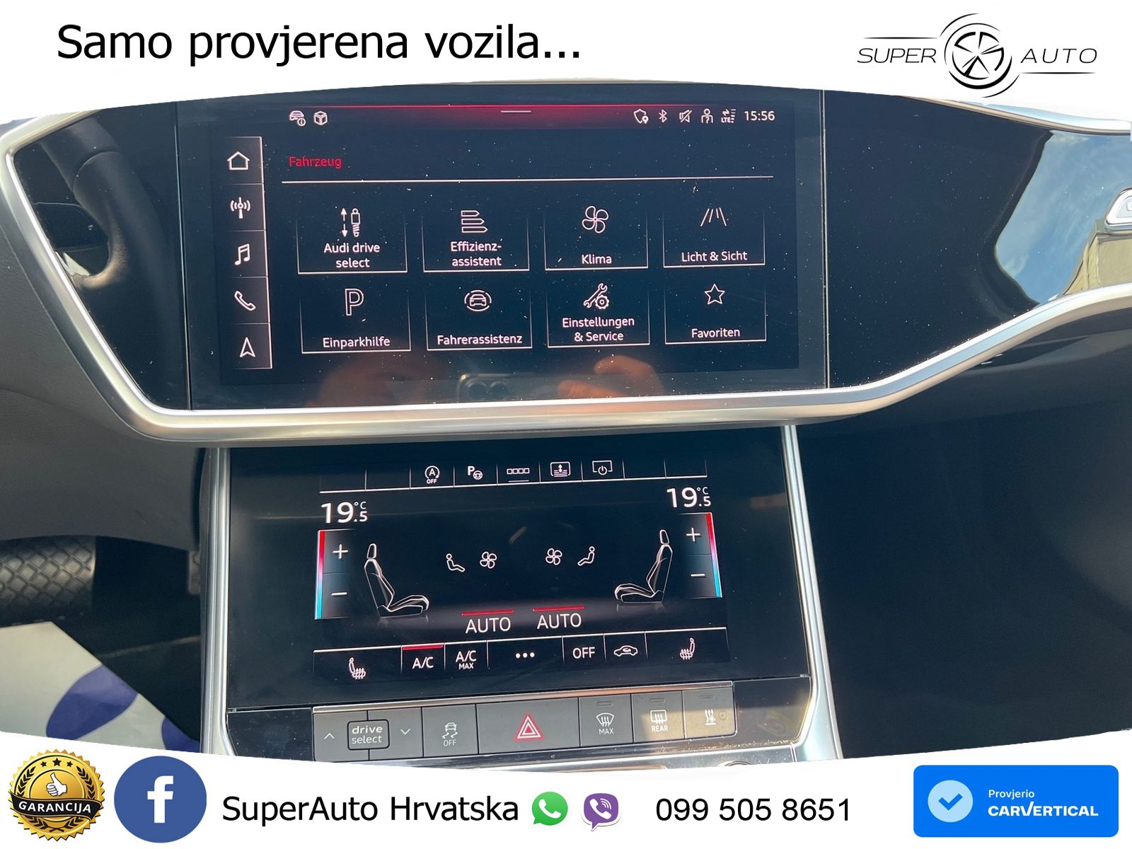 Audi A6 50 TDI V6 (286 KS) quattro tiptronic advanced ZRAČNI+ACC+GR SJED+KAM