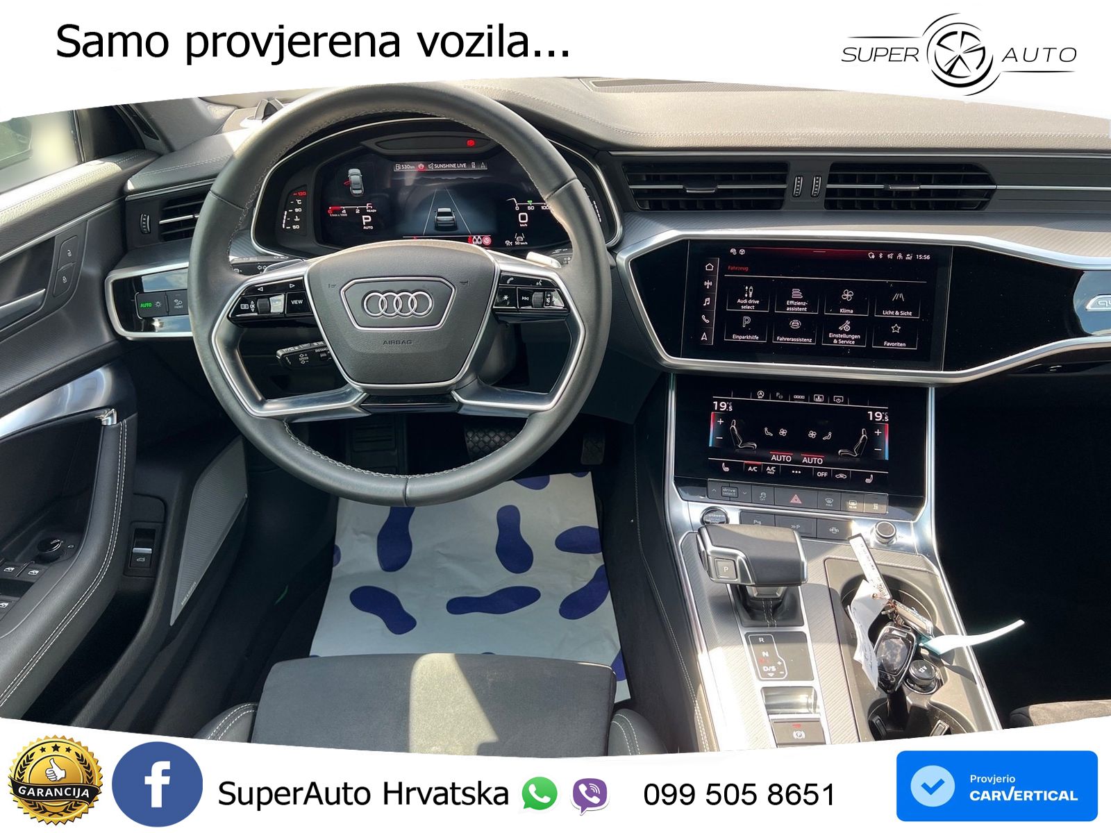 Audi A6 50 TDI V6 (286 KS) quattro tiptronic advanced ZRAČNI+ACC+GR SJED+KAM