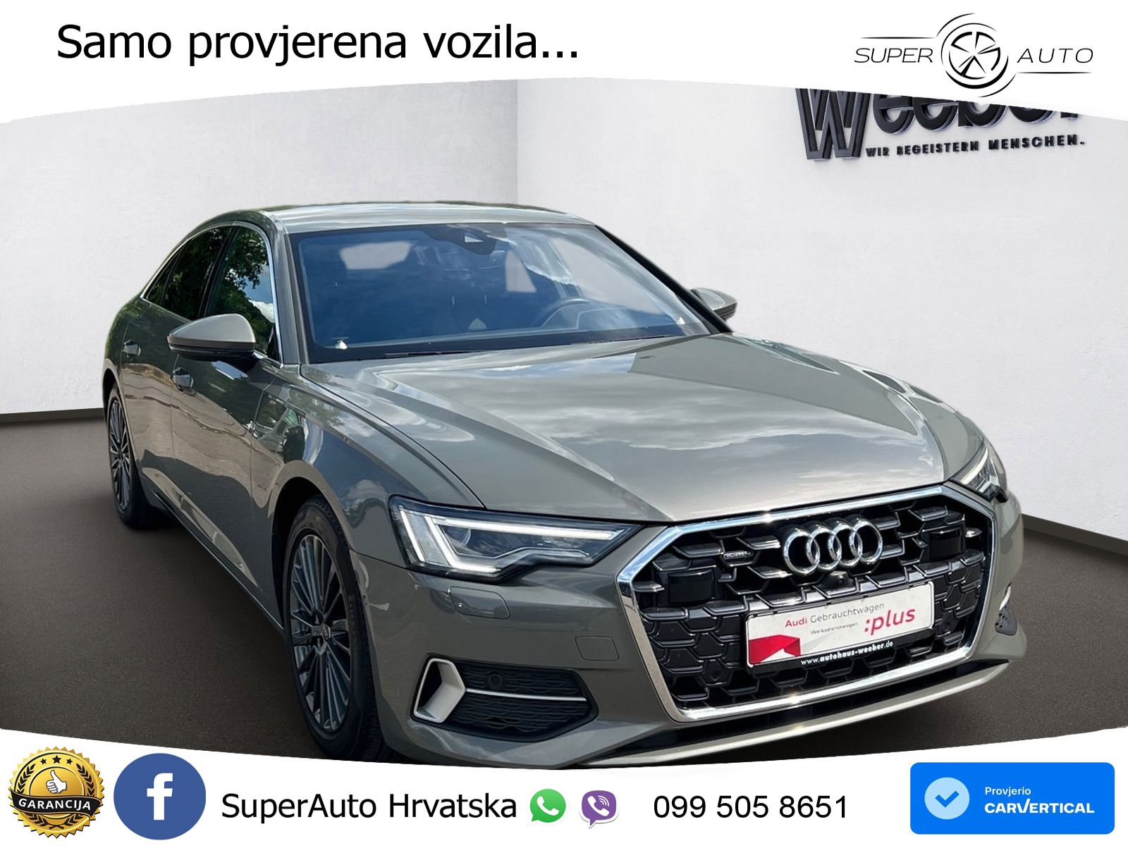 Audi A6 50 TDI V6 (286 KS) quattro tiptronic advanced ZRAČNI+ACC+GR SJED+KAM