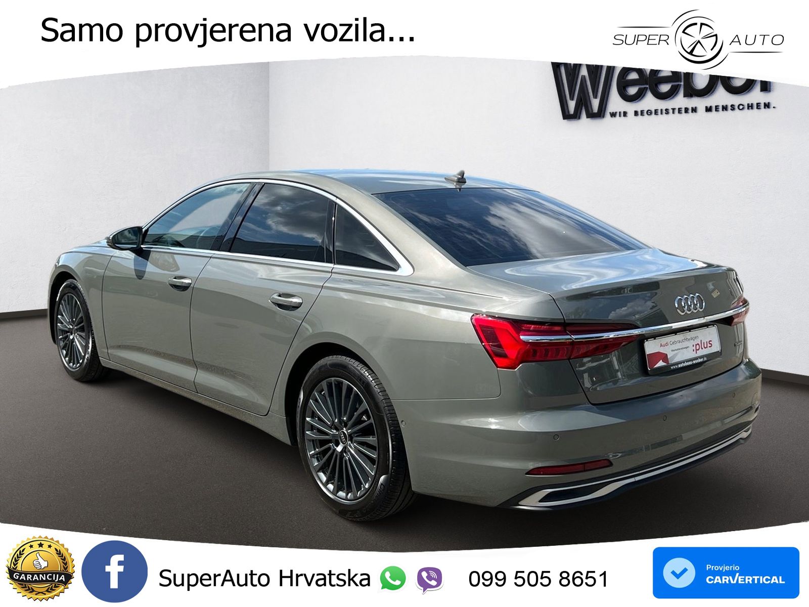 Audi A6 50 TDI V6 (286 KS) quattro tiptronic advanced ZRAČNI+ACC+GR SJED+KAM
